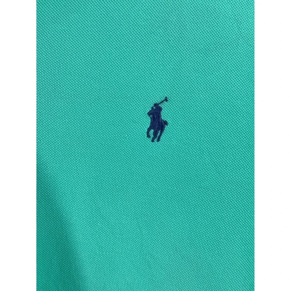 Polo Ralph Lauren Polo Shirt Mens XXL Green Mesh Pony Classic‎ Golf Preppy
